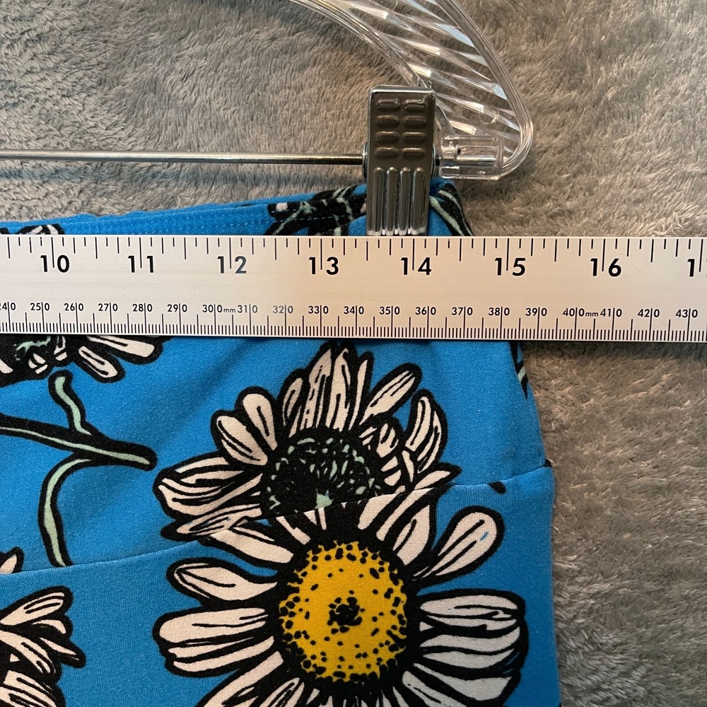 Lularoe Women Colorful Floral Artsy Stretch High Rise Tall Curvy Crop Legging OS - Picture 5 of 8